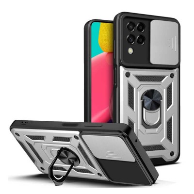 Bodycell Armor Slide Cover Case Samsung M53 Silver