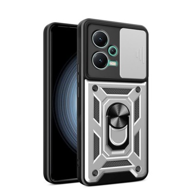 Bodycell Armor Slide Cover Case Xiaomi Poco X5/Note 12 5G Silver