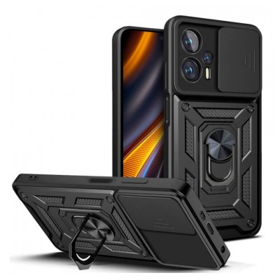 Bodycell Armor Slide Cover Case Xiaomi Poco F5  Black