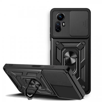 Bodycell Armor Slide Cover Case Xiaomi Note 12S Black