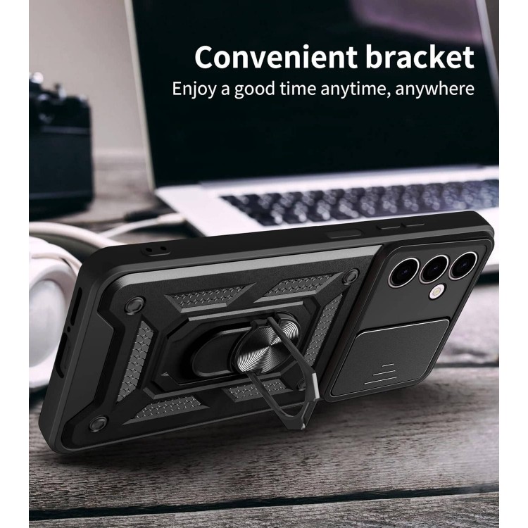 Bodycell Armor Slide Cover Case Samsung A25 Silver