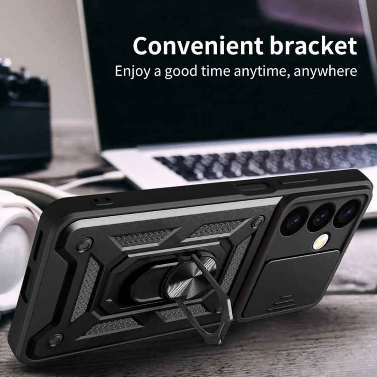Bodycell Armor Slide Cover Case Samsung S24  Black
