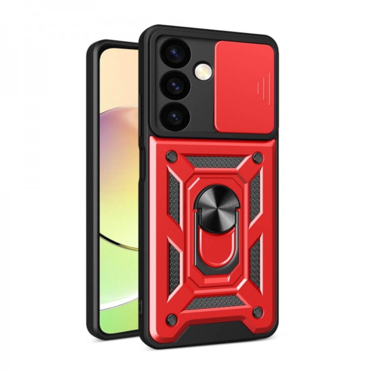 Bodycell Armor Slide Cover Case Samsung S24  Red