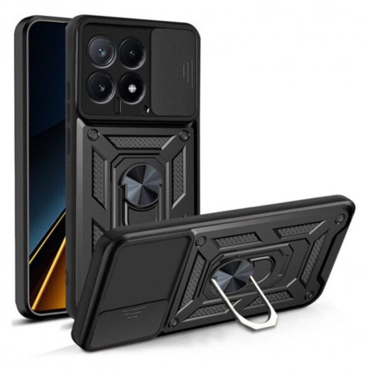 Bodycell Armor Slide Cover Case Xiaomi 14 5G Black