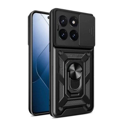 Bodycell Armor Slide Cover Case Xiaomi 14 Pro 5G Black