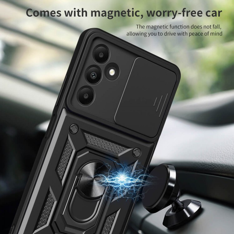 Bodycell Armor Slide Cover Case Samsung A15 4G/5G Black
