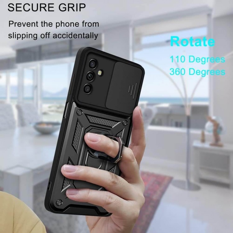 Bodycell Armor Slide Cover Case Samsung A55 Black