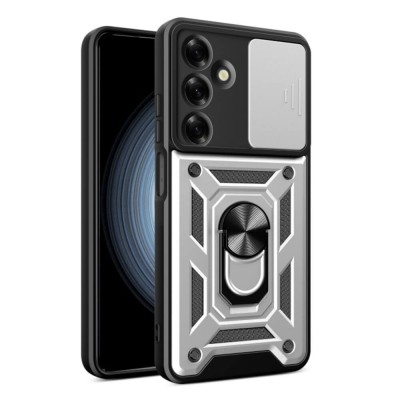Bodycell Armor Slide Cover Case Samsung S24 FE Silver