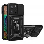 Bodycell Armor Slide Cover Case iPhone 16 Pro  Black