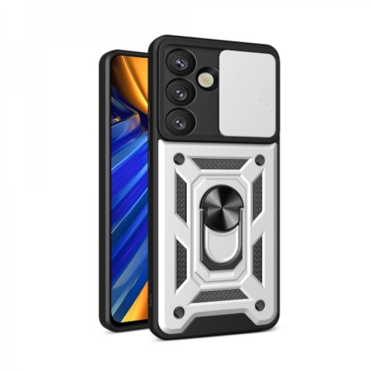 Bodycell Armor Slide Cover Case Samsung S25 5G Silver