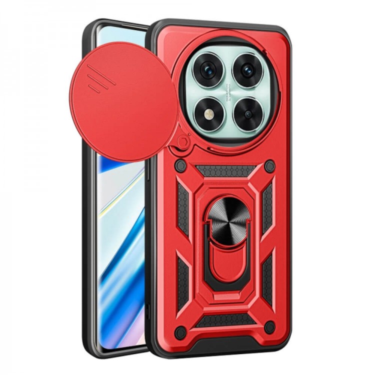 Bodycell Armor Slide Cover Case Xiaomi Note 14 Pro 5G/Poco X7 Red