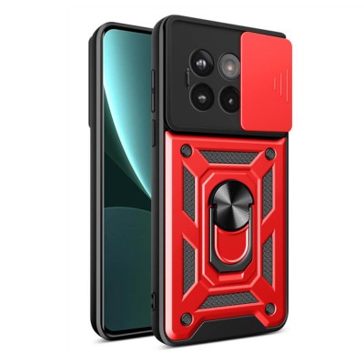 Bodycell Armor Slide Cover Case OnePlus 13R Red
