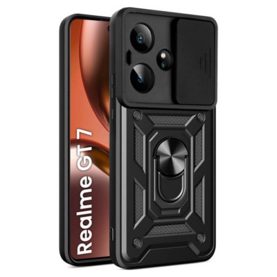 Bodycell Armor Slide Cover Case Realme GT 7/GT 7T Black