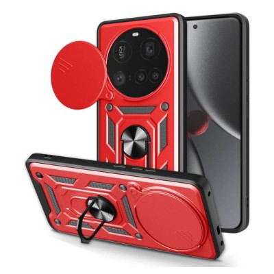 Bodycell Armor Slide Cover Case Xiaomi 15 Ultra Red