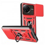 Bodycell Armor Slide Cover Case Xiaomi Poco F7 Ultra Red