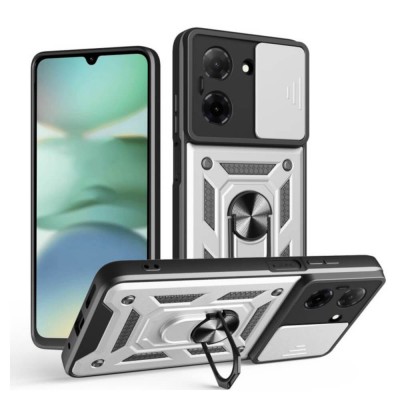 Bodycell Armor Slide Cover Case Xiaomi Redmi A5 4G Silver