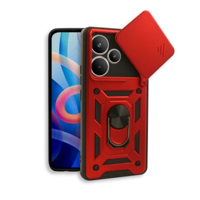 Bodycell Armor Slide Cover Case Realme P4 Pro 5G Red