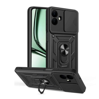 Bodycell Armor Slide Cover Case Samsung A07 4G Black Bodycell Armor Slide Cover Case Samsung A07 4G Black