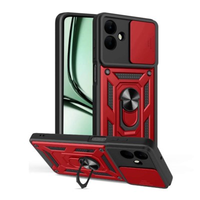 Bodycell Armor Slide Cover Case Samsung A07 4G Red Bodycell Armor Slide Cover Case Samsung A07 4G Red