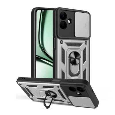 Bodycell Armor Slide Cover Case Samsung A07 4G Silver Bodycell Armor Slide Cover Case Samsung A07 4G Silver
