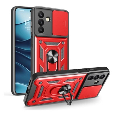 Bodycell Armor Slide Cover Case Samsung A17 Red Bodycell Armor Slide Cover Case Samsung A17 Red