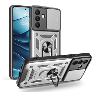 Bodycell Armor Slide Cover Case Samsung A17 Silver Bodycell Armor Slide Cover Case Samsung A17 Silver
