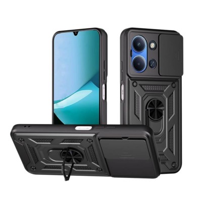 Bodycell Armor Slide Cover Case Xiaomi Redmi 15C 4G/Poco C85 Black Bodycell Armor Slide Cover Case Xiaomi Redmi 15C 4G/Poco C85 Black