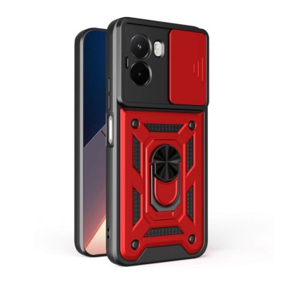 Bodycell Armor Slide Cover Case Xiaomi Poco M7 4G/M7 Plus Red Bodycell Armor Slide Cover Case Xiaomi Poco M7 4G/M7 Plus Red