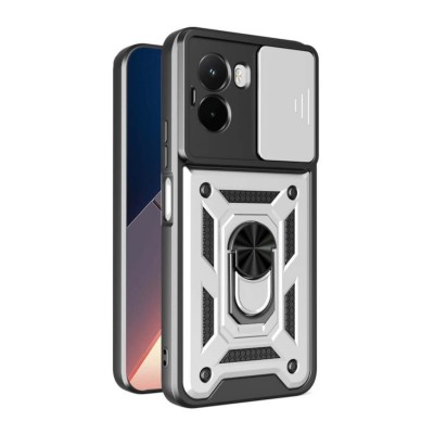 Bodycell Armor Slide Cover Case Xiaomi Poco M7 4G/M7 Plus Silver Bodycell Armor Slide Cover Case Xiaomi Poco M7 4G/M7 Plus Silver