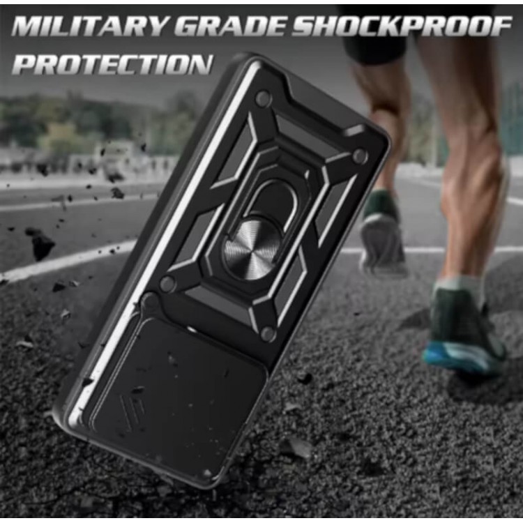 Bodycell Armor Slide Cover Case Motorola Edge 60 5G/60 Fusion Black