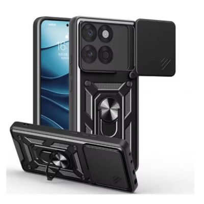 Bodycell Armor Slide Cover Case Motorola Edge 60 Pro 5G Black