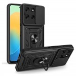 Bodycell Armor Slide Cover Case Motorola G56 Black