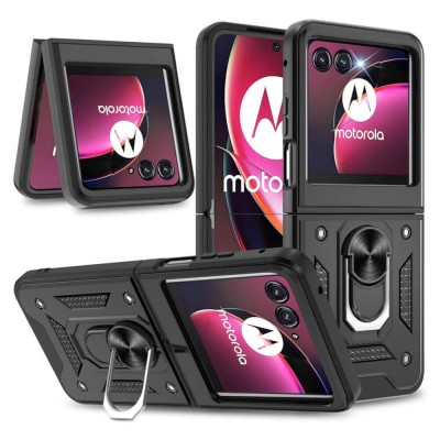 Bodycell Armor Slide Cover Case Motorola RAZR 60/60 Ultra Black