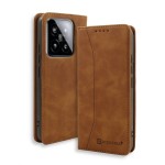 Bodycell Book Case Pu Leather Xiaomi 14 Pro Brown