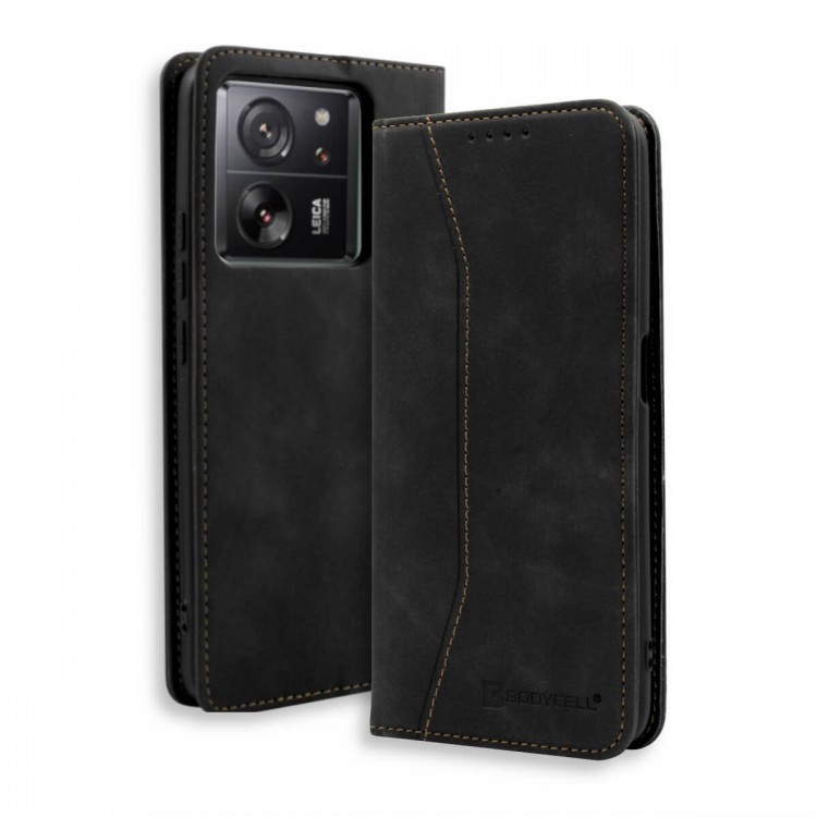 Bodycell Book Case Pu Leather Xiaomi 13T/13T Pro Black