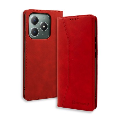 Bodycell Book Case Pu Leather Realme C61 4G/C63 4G Red