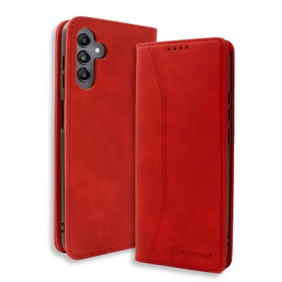 Bodycell Book Case Pu Leather Samsung M15/F15 5G Red