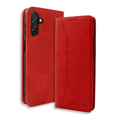 Bodycell Book Case Pu Leather Samsung A26 5G Red