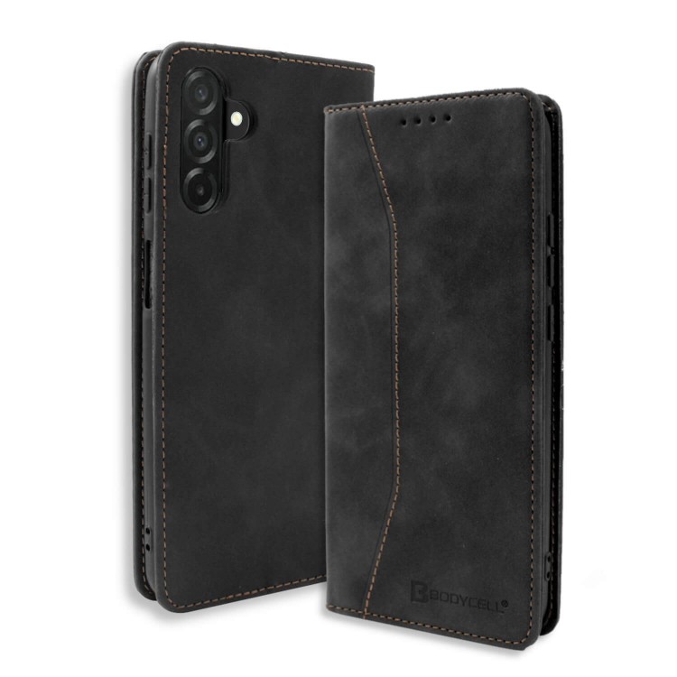 Bodycell Book Case Pu Leather Samsung A36 5G Black