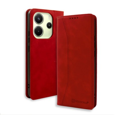 Bodycell Book Case Pu Leather Xiaomi Note 14 5G Red