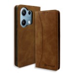 Bodycell Book Case Pu Leather Xiaomi Note 14S Brown