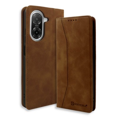 Bodycell Book Case Pu Leather Xiaomi Poco C71 Brown
