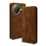 Bodycell Book Case Pu Leather Xiaomi Poco F7 Ultra/K80 Pro Brown