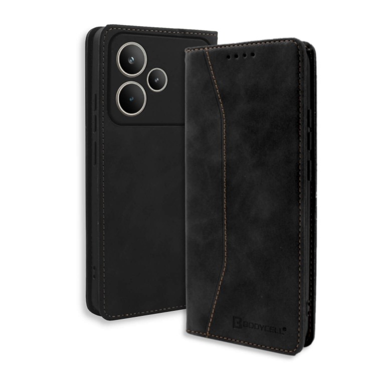 Bodycell Book Case Pu Leather Realme P4 5G Black