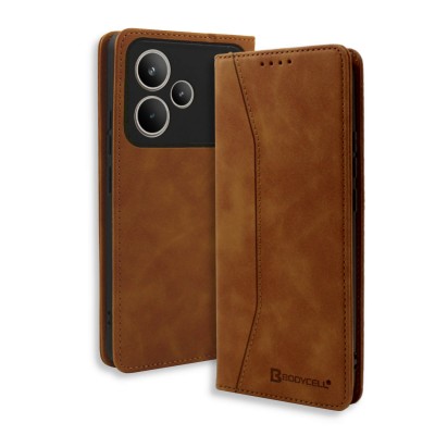 Bodycell Book Case Pu Leather Realme P4 5G Brown Bodycell Book Case Pu Leather Realme P4 5G Brown