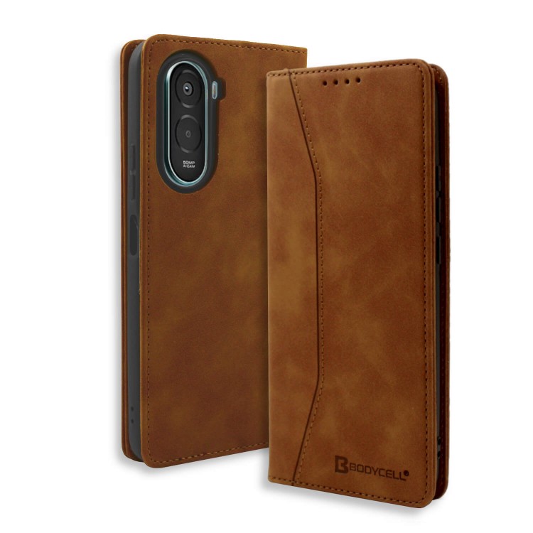 Bodycell Book Case Pu Leather Xiaomi Poco M7 4G Brown