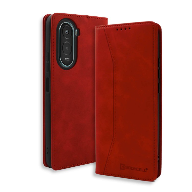 Bodycell Book Case Pu Leather Xiaomi Poco M7 4G Red