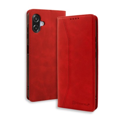 Bodycell Book Case Pu Leather Samsung A07 4G Red Bodycell Book Case Pu Leather Samsung A07 4G Red