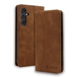 Bodycell Book Case Pu Leather Samsung S25 FE Brown