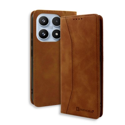 Bodycell Book Case Pu Leather Xiaomi 17  Brown Bodycell Book Case Pu Leather Xiaomi 17  Brown